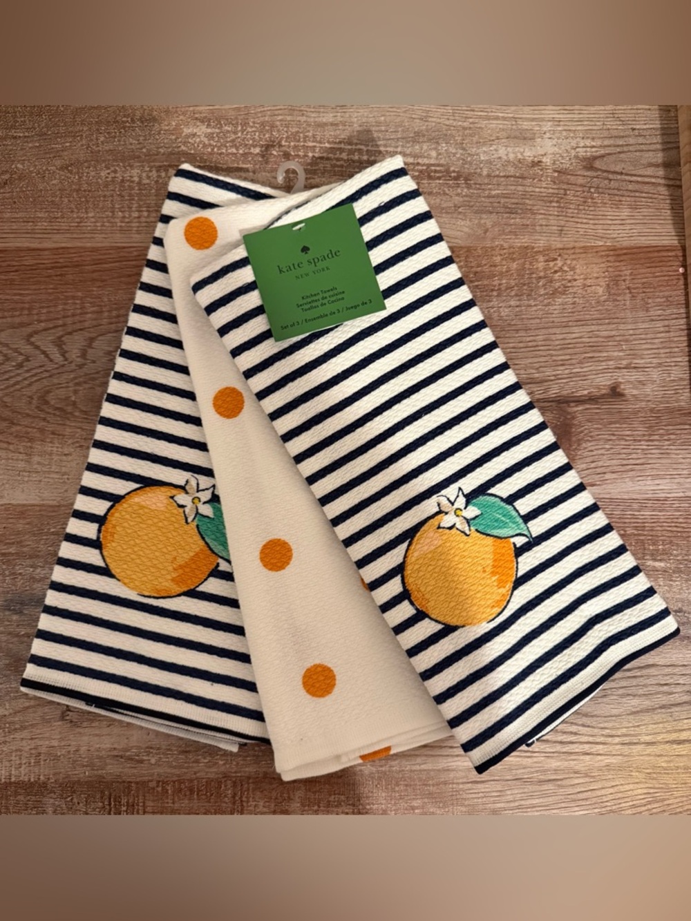 Kate Spade New York 3PCK Kitchen Towels